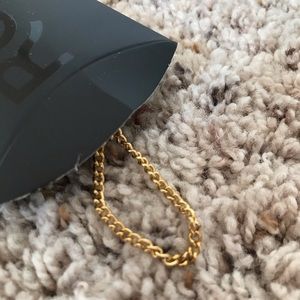 RoseGold & Black 24kt Gold Plated Cuban Link Chain
